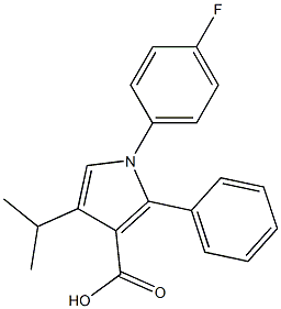 1-(4-FLUOROPHENYL)-4-ISOPROPYL-2-PHENYL-1H-PYRROLE-3-CARBOXYLIC ACID CAS#: 1188264-93-8