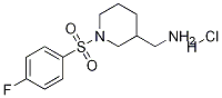 [1-(4-Fluoro-benzenesulfonyl)-piperidin-3-yl]-Methyl-aMine hydrochloride CAS#: 1353972-68-5