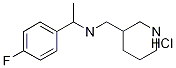 [1-(4-Fluoro-phenyl)-ethyl]-piperidin-3-ylMethyl-aMine hydrochloride, 98+% C14H22ClFN2, 分子量 272.80 CAS#: 1185310-07-9