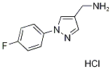1-(4-Fluorophenyl)-1H-pyrazol-4-ylmethylaminehydrochloride CAS#: 1185300-73-5