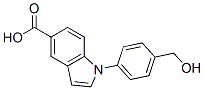 1-(4-Hydroxymethylphenyl)-1H-indole-5-carboxylic acid CAS#: 71935-17-6