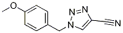 1-(4-Methoxy-benzyl)-1H-[1,2,3]triazole-4-carbonitrile CAS#: 1211592-84-5