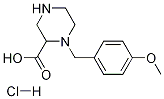 1-(4-Methoxy-benzyl)-piperazine-2-carboxylic acid hydrochloride CAS#: 1353943-50-6