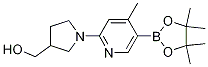 (1-(4-Methyl-5-(4,4,5,5-tetraMethyl-1,3,2-dioxaborolan-2-yl)pyridin-2-yl)pyrrolidin-3-yl)Methanol CAS#: 1351206-38-6