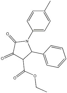 1-(4-Methylphenyl)-4,5-dioxo-2-phenyl-3-pyrrolidinecarboxylic acid ethyl ester CAS#: 1089855-57-1