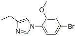 1-(4-broMo-2-Methoxyphenyl)-4-ethyl-1H-iMidazole CAS#: 1260803-06-2
