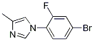 1-(4-broMo-2-fluorophenyl)-4-Methyl-1H-iMidazole CAS#: 1241675-16-0