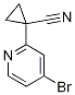 1-(4-broMopyridin-2-yl)cyclopropanecarbonitrile CAS#: 1163707-56-9