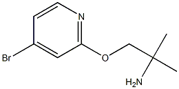 1-(4-broMopyridin-2-yloxy)-2-Methylpropan-2-aMine CAS#: 1289057-87-9