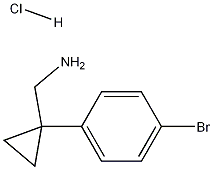 (1-(4-bromophenyl)cyclopropyl)methanamine hydrochloride CAS#: 1208915-57-4