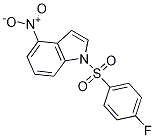 1-(4'-fluorobenzenesulfonyl)-4-nitro-1H-indole CAS#: 1131453-08-1