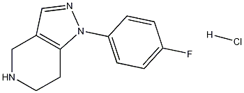 1-(4-fluorophenyl)-4,5,6,7-tetrahydro-1H-pyrazolo[4,3-c]pyridine hydrochloride CAS#: 1188264-17-6