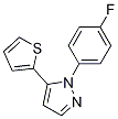 1-(4-fluorophenyl)-5-(thiophen-2-yl)-1H-pyrazole CAS#: 1269291-65-7
