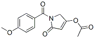 [1-(4-methoxybenzoyl)-5-oxo-2H-pyrrol-3-yl] acetate CAS#: 71039-95-7