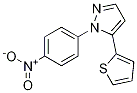 1-(4-nitrophenyl)-5-(thiophen-2-yl)-1H-pyrazole CAS#: 1269292-53-6