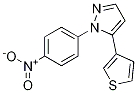 1-(4-nitrophenyl)-5-(thiophen-3-yl)-1H-pyrazole CAS#: 1269293-11-9