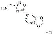 1-[5-(1,3-benzodioxol-5-yl)-1,2,4-oxadiazol-3-yl]methanamine(SALTDATA: 0.95HCl 0.3H2O 0.05C4H8O) CAS#: 1119452-20-8