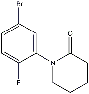 1-(5-Bromo-2-fluorophenyl)piperidin-2-one CAS#: 1255574-46-9