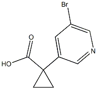 1-(5-Bromo-3-pyridinyl)cyclopropanecarboxylic acid CAS#: 1256038-40-0