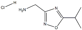 1-(5-Isopropyl-1,2,4-oxadiazol-3-yl)methanamine hydrochloride CAS#: 1255717-36-2