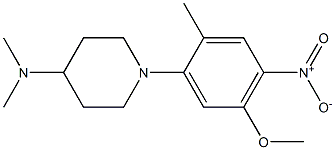 1-(5-Methoxy-2-Methyl-4-nitrophenyl)-N,N-diMethylpiperidin-4-aMine CAS#: 1089279-90-2