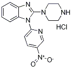 1-(5-Nitro-pyridin-2-yl)-2-piperazin-1-yl-1H-benzoiMidazole hydrochloride, 98+% C16H17ClN6O2, 分子量 360.80 CAS#: 1185313-05-6
