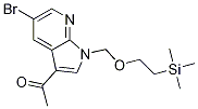 1-(5-broMo-1-((2-(triMethylsilyl)ethoxy)Methyl)-1H-pyrrolo[2,3-b]pyridin-3-yl)ethanone CAS#: 1375303-71-1