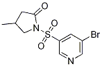 1-(5-broMopyridin-3-ylsulfonyl)-4-Methylpyrrolidin-2-one CAS#: 1275420-54-6