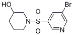 1-(5-broMopyridin-3-ylsulfonyl)piperidin-3-ol CAS#: 1304451-59-9