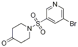 1-(5-broMopyridin-3-ylsulfonyl)piperidin-4-one CAS#: 1306271-93-1