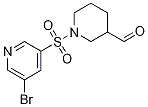 1-(5-broMopyridin-3-ylsulfonyl)piperidine-3-carbaldehyde CAS#: 1275843-33-8