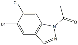 1-(5-bromo-6-chloro-1H-indazol-1-yl)ethanone CAS#: 1312008-66-4