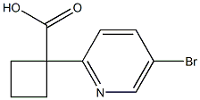 1-(5-bromopyridin-2-yl)cyclobutanecarboxylic acid CAS#: 1382486-27-2