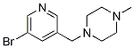 1-((5-bromopyridin-3-yl)methyl)-4-methylpiperazine CAS#: 1160924-36-6