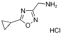 1-(5-cyclopropyl-1,2,4-oxadiazol-3-yl)methanamine CAS#: 1082420-52-7