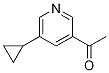 1-(5-cyclopropylpyridin-3-yl)ethanone CAS#: 1256818-46-8