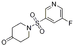 1-(5-fluoropyridin-3-ylsulfonyl)piperidin-4-one CAS#: 1306318-73-9