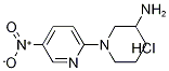 1-(5-nitropyridin-2-yl)-3-piperidinaMine hydrochloride, 98+% C10H15ClN4O2, 分子量 258.75 CAS#: 1185309-50-5