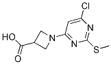 1-(6-Chloro-2-methylsulfanyl-pyrimidin-4-yl)-azetidine-3-carboxylic acid CAS#: 1289384-70-8