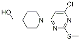 [1-(6-Chloro-2-methylsulfanyl-pyrimidin-4-yl)-piperidin-4-yl]-methanol CAS#: 1261232-57-8