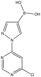 1-(6-ChloropyriMidin-4-yl)pyrazole-4-boronic acid CAS#: 1072945-81-3