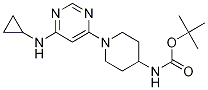 [1-(6-CyclopropylaMino-pyriMidin-4-yl)-piperidin-4-yl]-carbaMic acid tert-butyl ester CAS#: 1353944-62-3