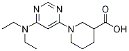 1-(6-DiethylaMino-pyriMidin-4-yl)-piperidine-3-carboxylic acid CAS#: 1353946-91-4