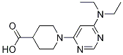 1-(6-DiethylaMino-pyriMidin-4-yl)-piperidine-4-carboxylic acid CAS#: 1353985-75-7