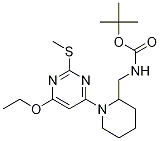 [1-(6-Ethoxy-2-Methylsulfanyl-pyriMidin-4-yl)-piperidin-2-ylMethyl]-carbaMic acid tert-butyl ester CAS#: 1353946-50-5