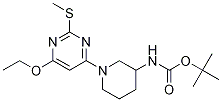 [1-(6-Ethoxy-2-Methylsulfanyl-pyriMidin-4-yl)-piperidin-3-yl]-carbaMic acid tert-butyl ester CAS#: 1353944-34-9