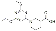 1-(6-Ethoxy-2-Methylsulfanyl-pyriMidin-4-yl)-piperidine-3-carboxylic acid CAS#: 1353987-35-5