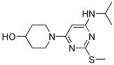 1-(6-IsopropylaMino-2-Methylsulfanyl-pyriMidin-4-yl)-piperidin-4-ol CAS#: 1353985-04-2