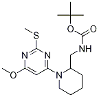 [1-(6-Methoxy-2-Methylsulfanyl-pyriMidin-4-yl)-piperidin-2-ylMethyl]-carbaMic acid tert-butyl ester CAS#: 1353947-50-8