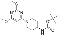 [1-(6-Methoxy-2-Methylsulfanyl-pyriMidin-4-yl)-piperidin-4-yl]-carbaMic acid tert-butyl ester CAS#: 1353946-56-1
